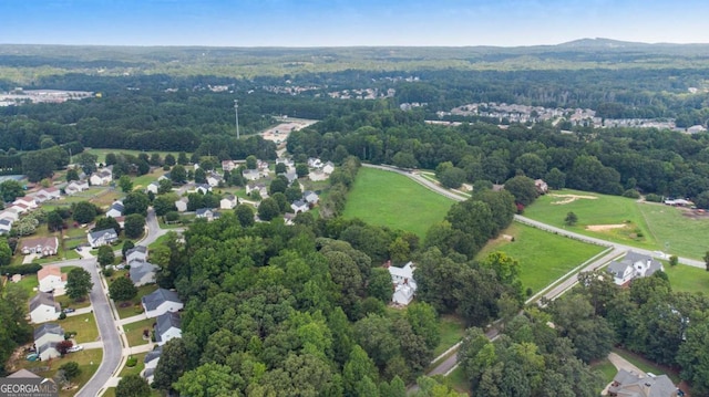 aerial view with a view of trees