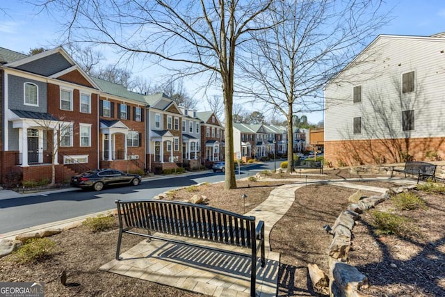 view of property's community with a residential view