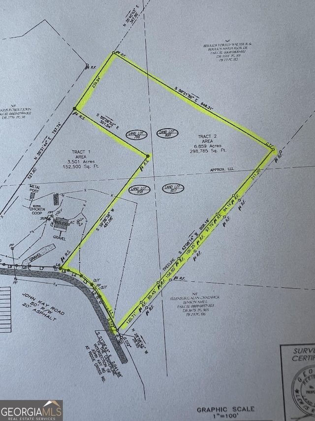 00 John Kay Rd, Taylorsville GA, 30178 land for sale