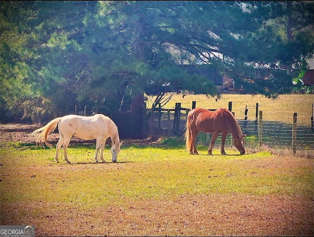 view of stable