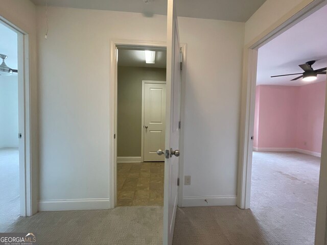 5928 Cobblestone Creek Cir, Mableton, GA 30126 - hallway featuring baseboards and carpet floors