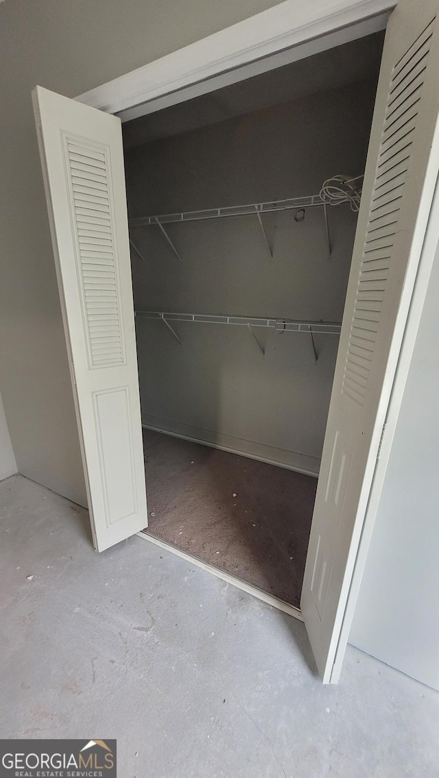 view of closet