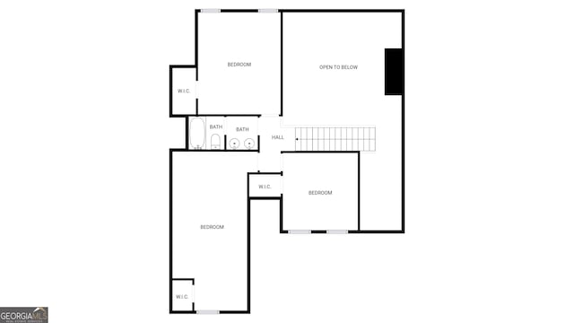 back of property featuring a patio, stairway, fence, a chimney, and a deck