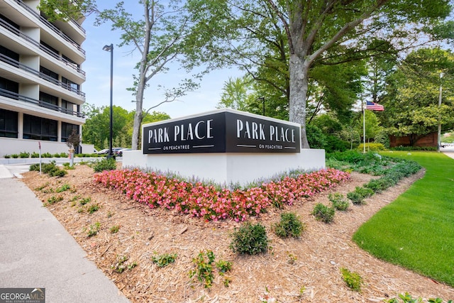2660 Peachtree Rd NW Unit 14D, Atlanta, GA 30305 - view of community / neighborhood sign