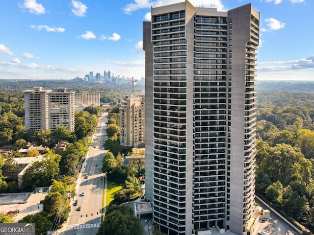 exterior space featuring a view of city