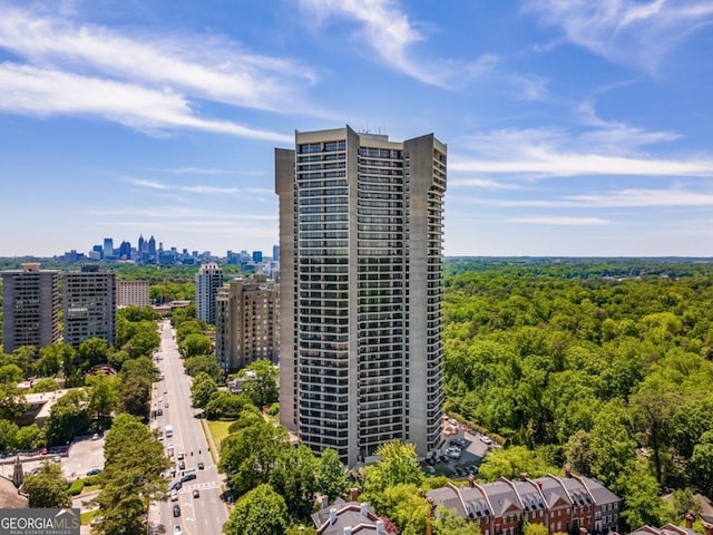 view of property with a view of city