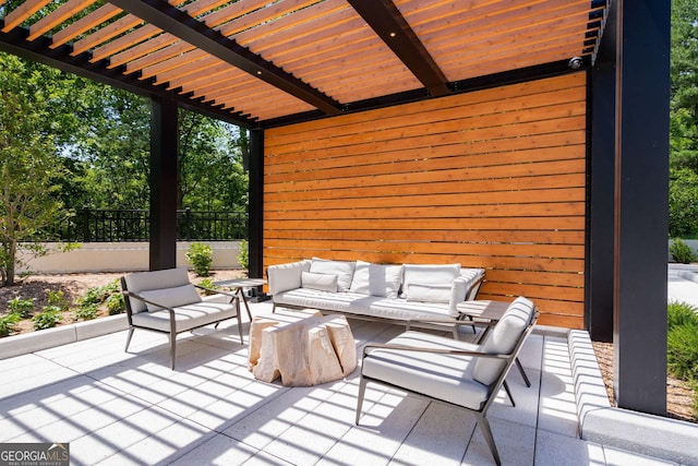 2660 Peachtree Rd NW Unit 14D, Atlanta, GA 30305 - view of patio featuring outdoor lounge area