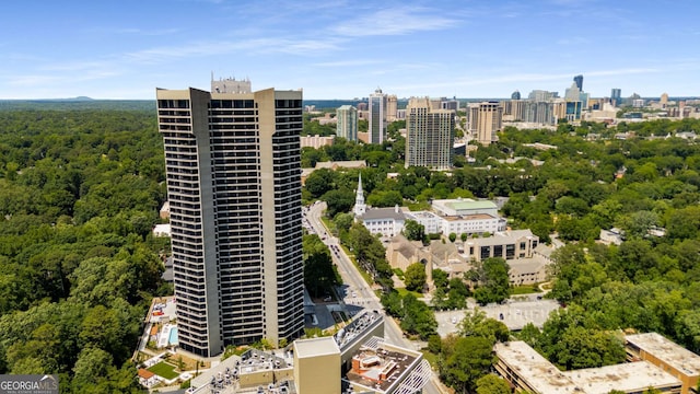 2660 Peachtree Rd NW Unit 14D, Atlanta, GA 30305 - view of urban area with a forest