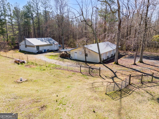 aerial view with a view of trees