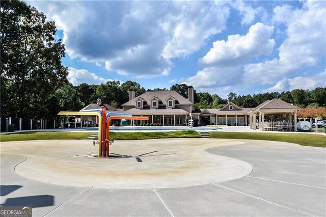 view of property's community featuring a gazebo