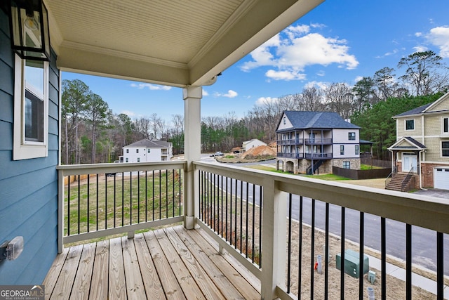 3119 Stonegate Dr SW, Atlanta, GA 30331 - wooden deck with a residential view