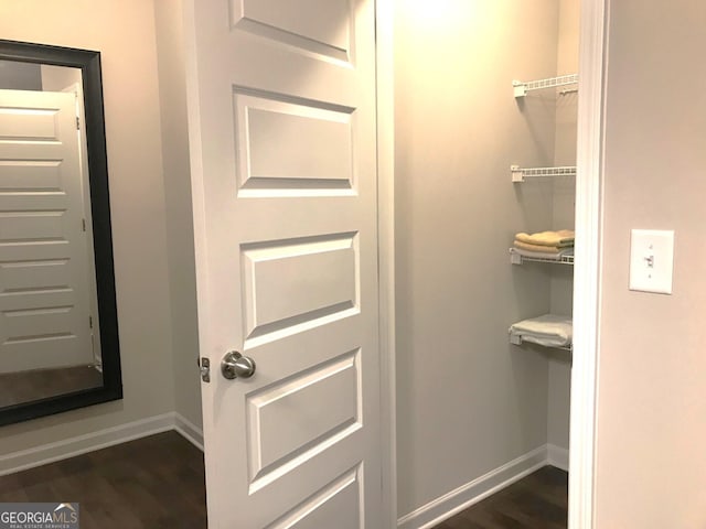 view of closet