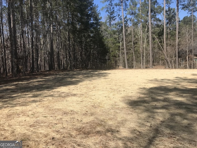 view of nature with a wooded view