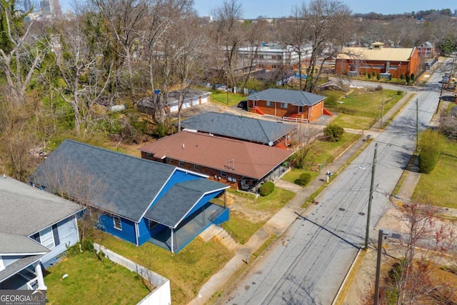 birds eye view of property featuring a residential view