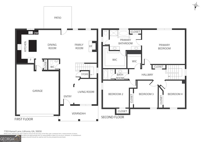 7783 Hansel Ln, Lithonia, GA 30058 - room layout