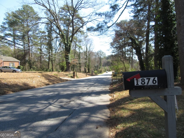 view of road