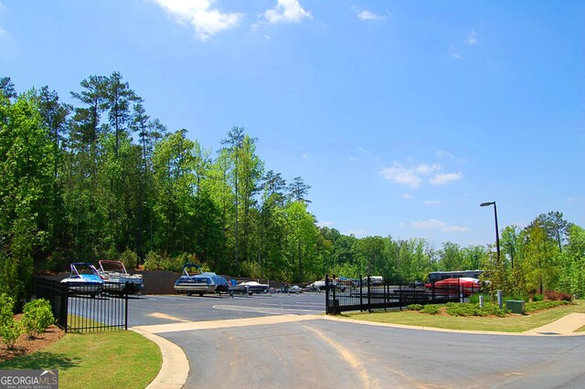 view of road featuring street lighting