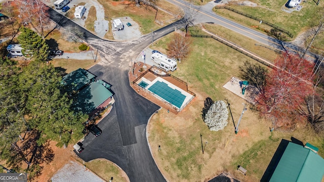 drone / aerial view