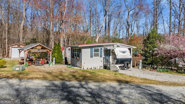 view of outbuilding with an outdoor structure