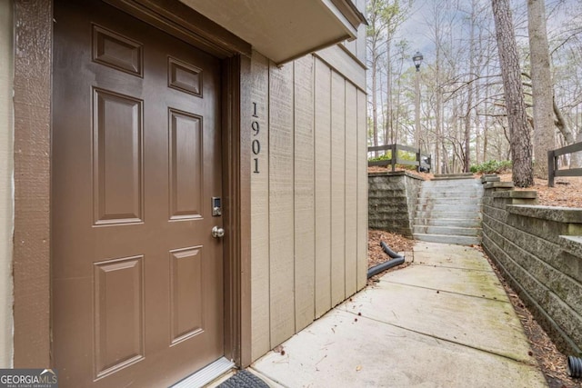 view of entrance to property