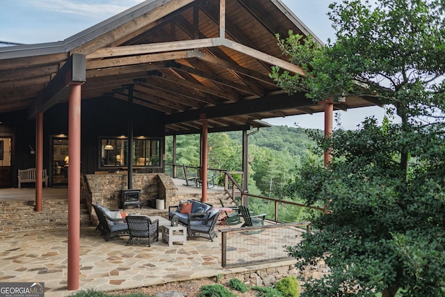 view of patio / terrace with outdoor lounge area