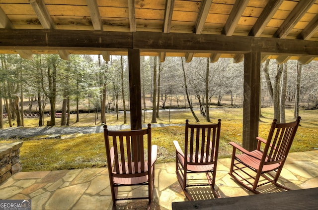 view of patio