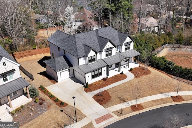 aerial view