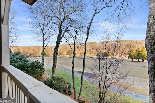 property view of water featuring a view of trees