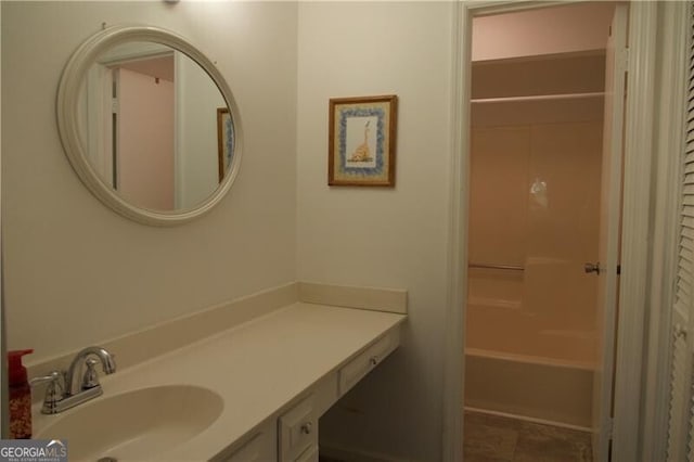 full bathroom with vanity