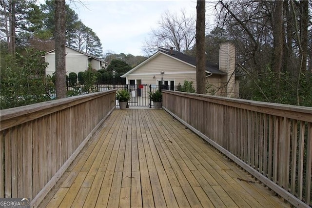 view of deck