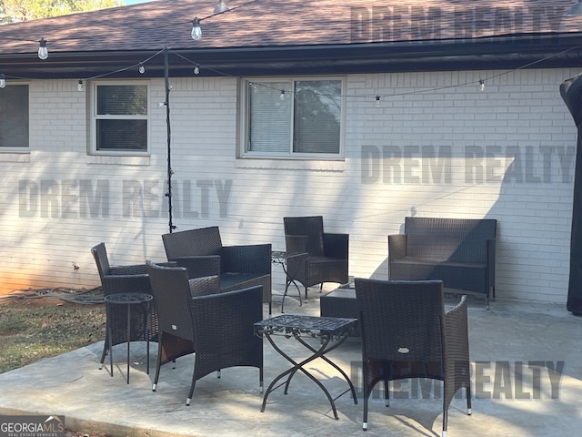 4025 Gretna Dr, Decatur, GA 30035 - view of patio featuring an outdoor living space