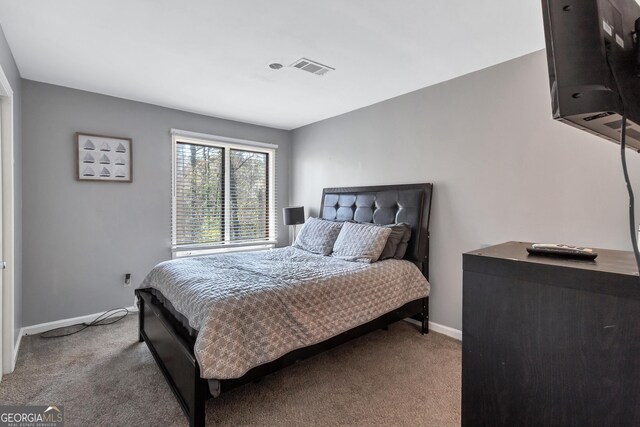 5545 Circlestone Ln, Stone Mountain, GA 30083 - bedroom with visible vents, baseboards, and carpet