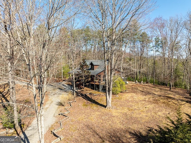 exterior space with driveway