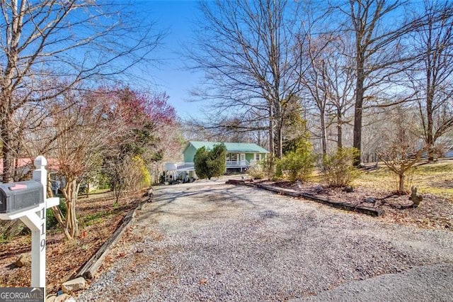 exterior space with driveway