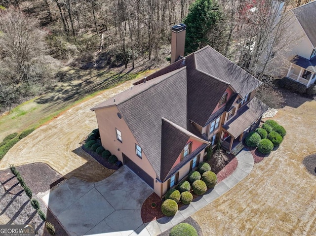 9035 Forest Path Dr, Gainesville, GA 30506 - aerial view of property and surrounding area