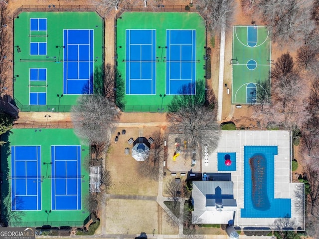 9035 Forest Path Dr, Gainesville, GA 30506 - view from above of property