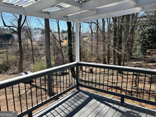 view of deck