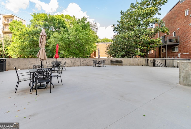 view of patio / terrace with outdoor dining space