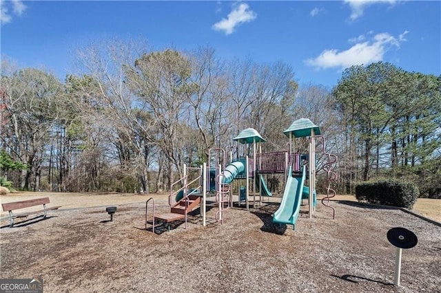 view of communal playground