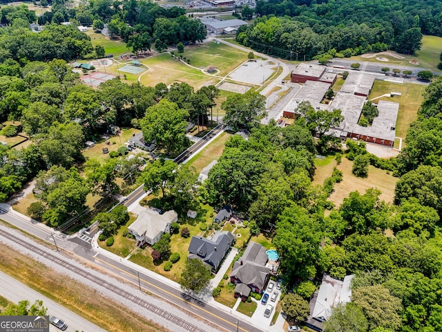 birds eye view of property featuring a residential view