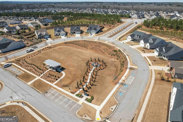 birds eye view of property featuring a residential view