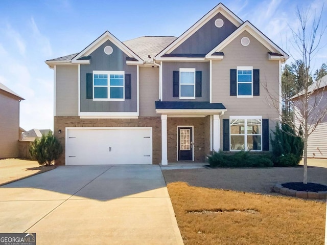 7644 Watson Cir, Locust Grove, GA 30248 - view of front of home featuring driveway, an attached garage, and a front yard