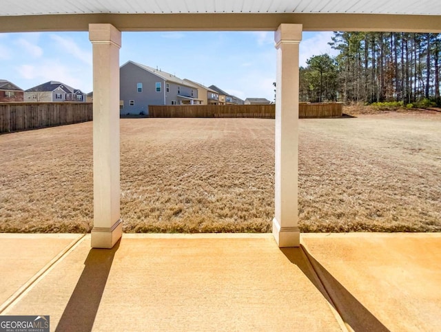 7644 Watson Cir, Locust Grove, GA 30248 - view of patio / terrace featuring a residential view