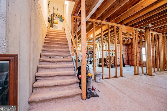 348 N Ridge Ln, Temple, GA 30179 - interior space featuring stairway