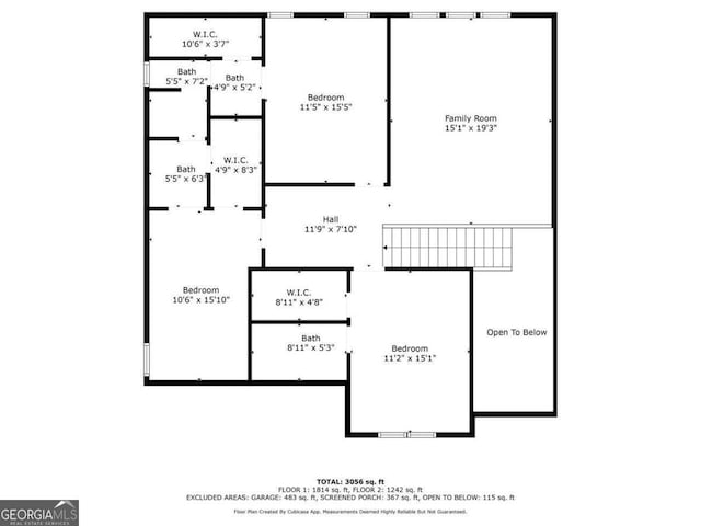 1439 Mill Pointe Ct, Lawrenceville, GA 30043 - view of property floor plan