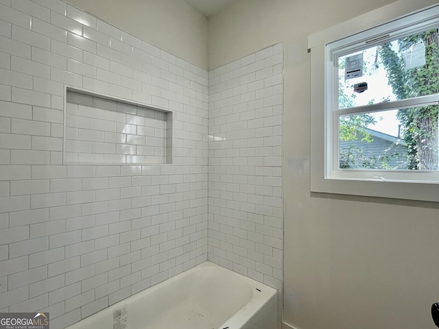 bathroom featuring shower / bathtub combination