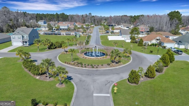 drone / aerial view featuring a residential view