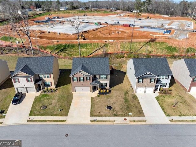 birds eye view of property featuring a residential view