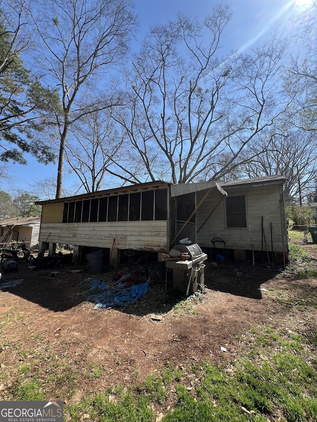 view of back of property