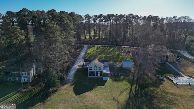 1550 Shady Oaks Ln, Greensboro, GA 30642 - drone / aerial view featuring a view of trees